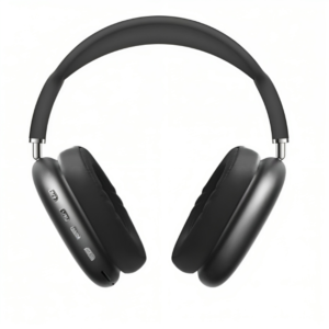 Black P9 Wireless Headphones - Sleek, Stylish, and High-Quality Sound