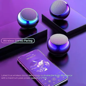 Portable Mini Boost Speaker with sleek design and crystal clear sound quality