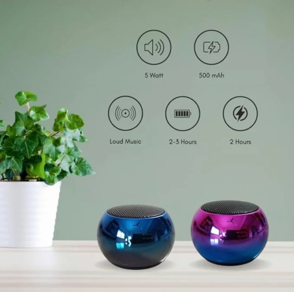 Portable Mini Boost Speaker with sleek design and crystal clear sound quality